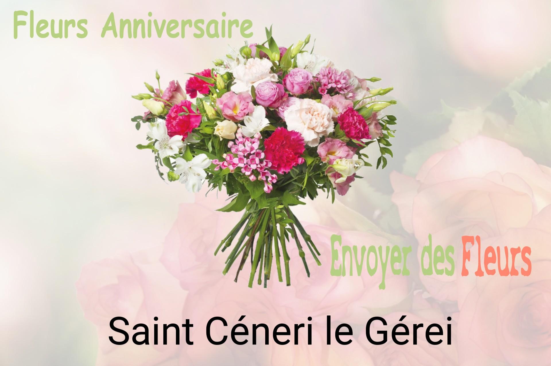 Bouquet de fleurs d’anniversaire livré à Saint-Céneri-le-Gérei