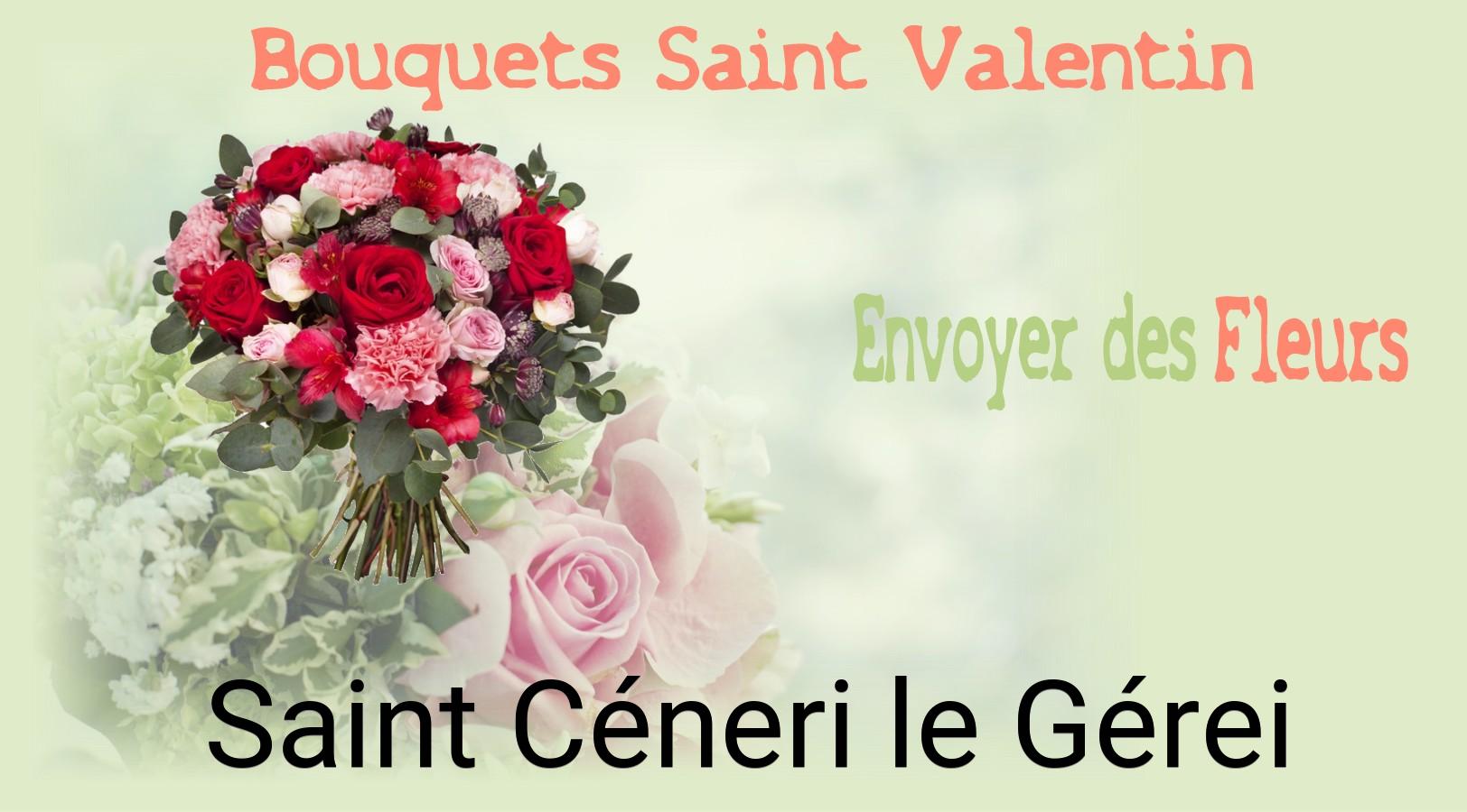 Roses de Saint-Valentin livrées à Saint-Céneri-le-Gérei